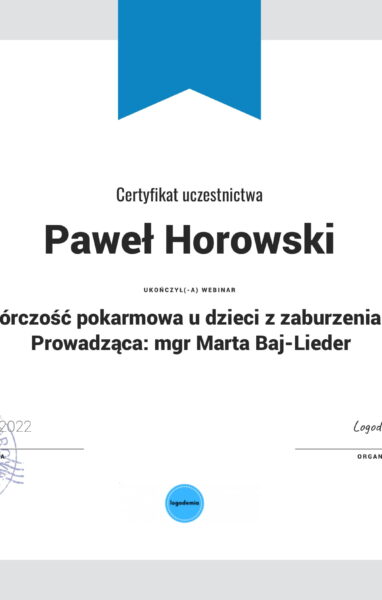 Wybiórczość pokarmowa u dzieci z zaburzeniami SI